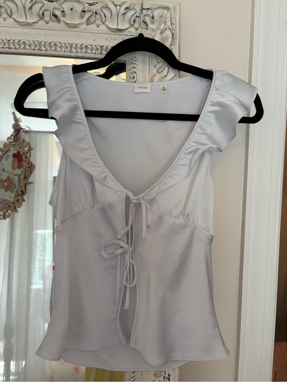 Wilfred Light Blue Satin Camisole